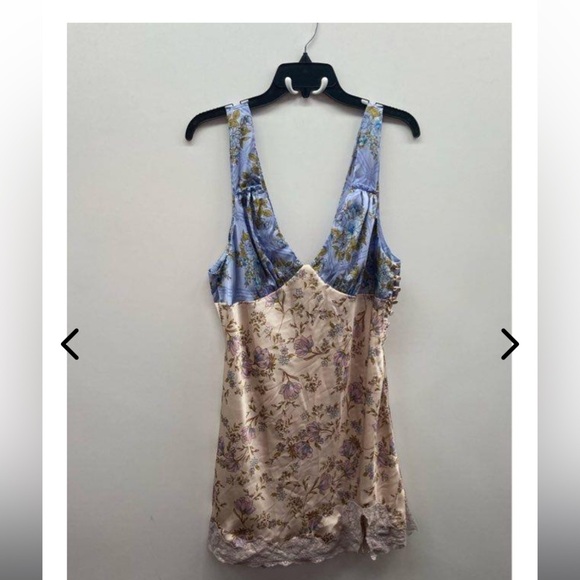 Nwt Free People revolve Rose Slip dress boho floral party spring formal satin - Picture 4 of 8